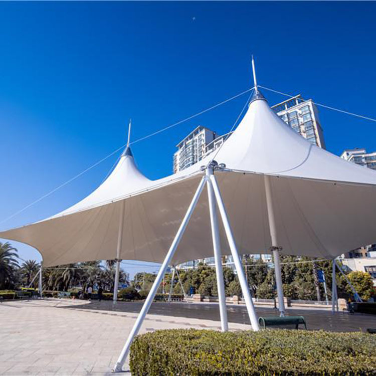 白银膜结构景观棚