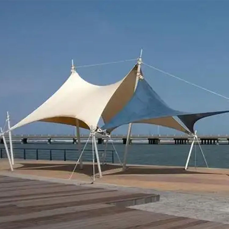 白银膜结构景观棚