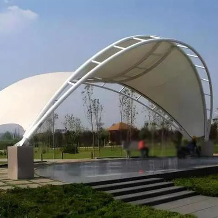 白银膜结构景观棚