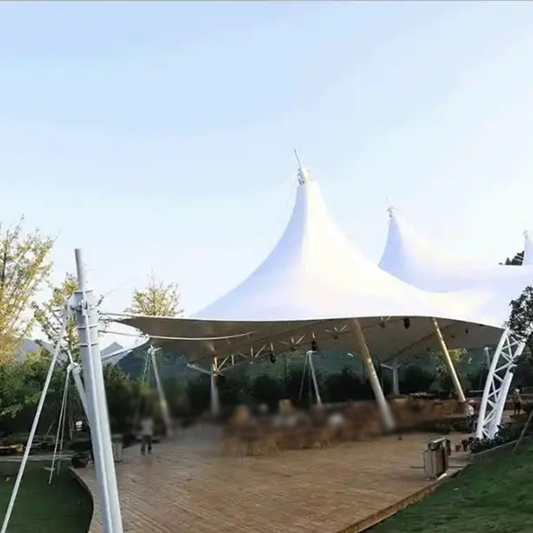 白银膜结构景观棚